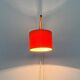 Mid-century cantilever wall lamp with a pivoting arm, 1960s.