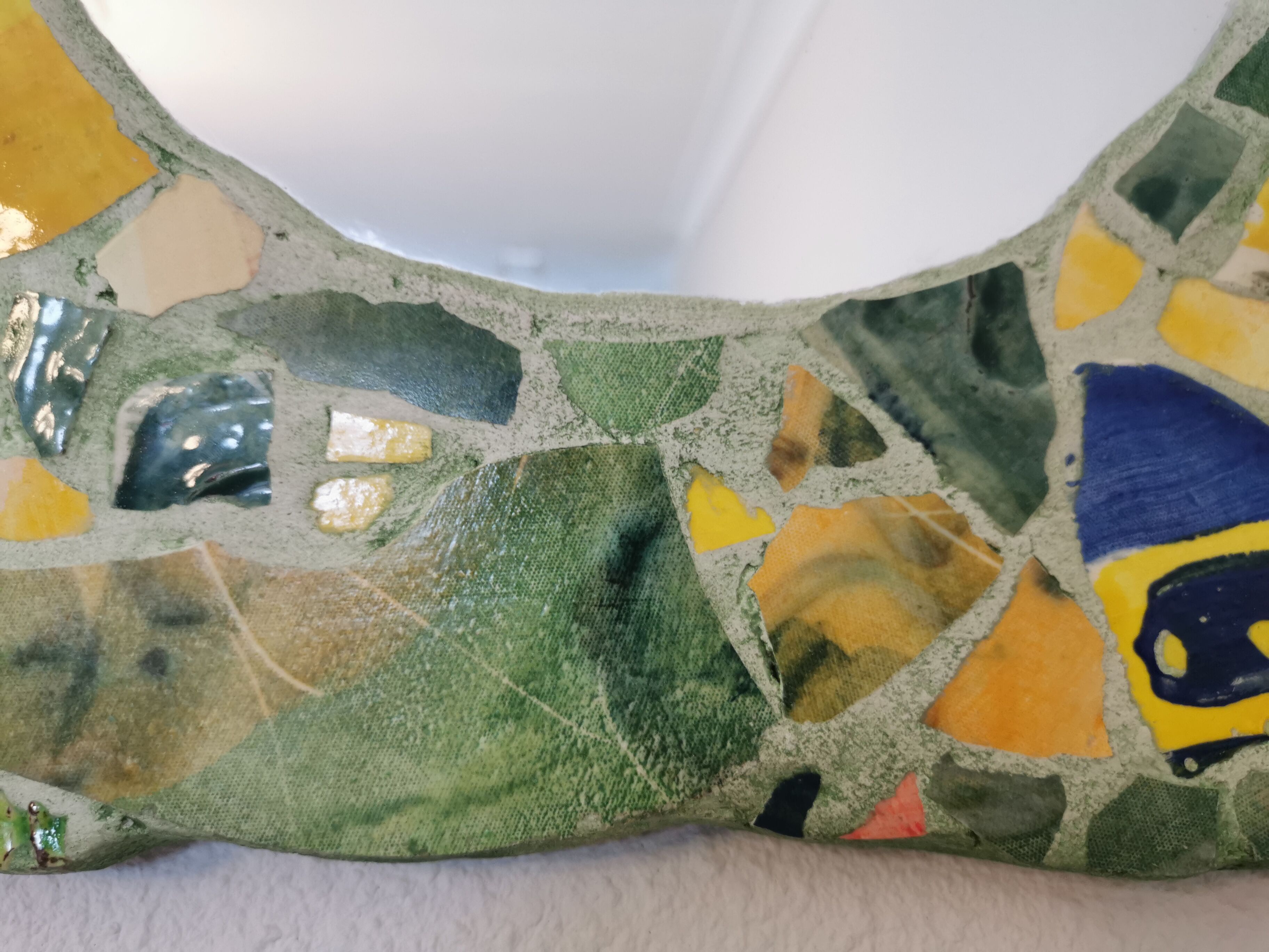 Vintage mosaic mirror 60x45cm