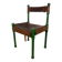 Stretched leather safari chair, 60s Jungle Chic style