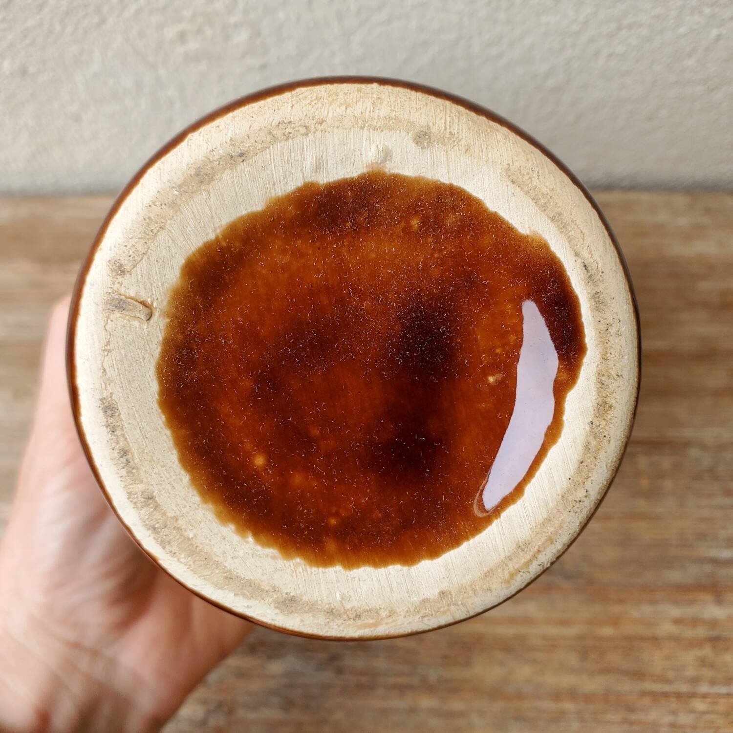 Fat Lava vintage ceramic vase