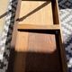 Antique Louis XVI style desk - blue felt top
