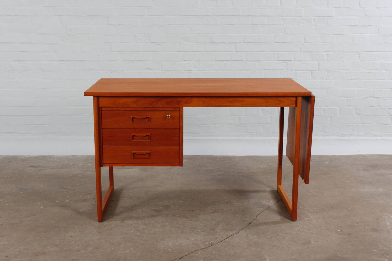Vintage Teak Schreibtisch VI Ma Mobler Danish Mid Century 60er