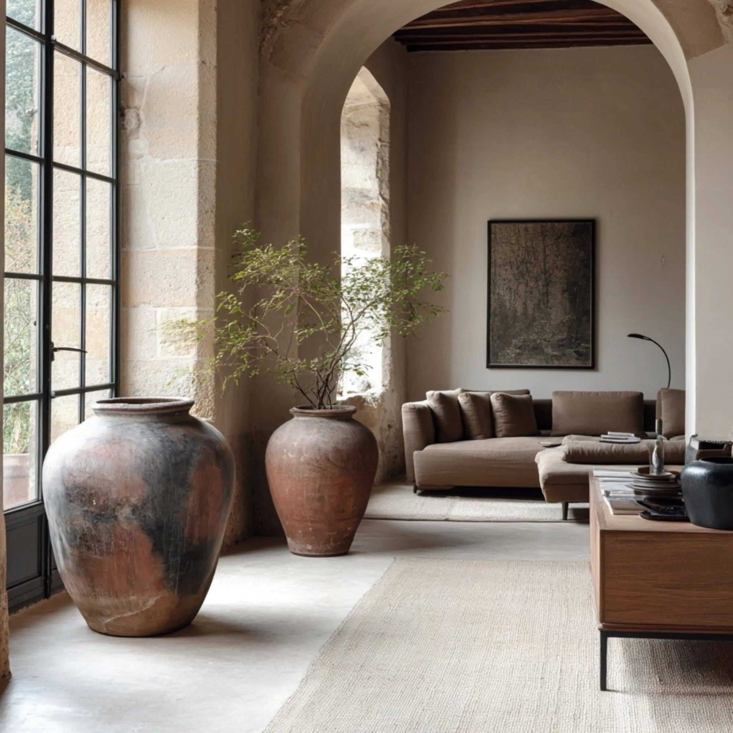 Anaaj - Large Indian terracotta jar no. 1