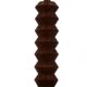 Dark wood column lamp by Charles Dudouyt, Brancusi style from the 1940s.