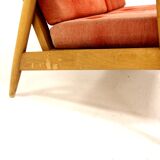 Scandinavian sofa, 2 seats, Sweden, 1950