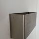 Vintage modernist wall lamp, folded metal, France 1970