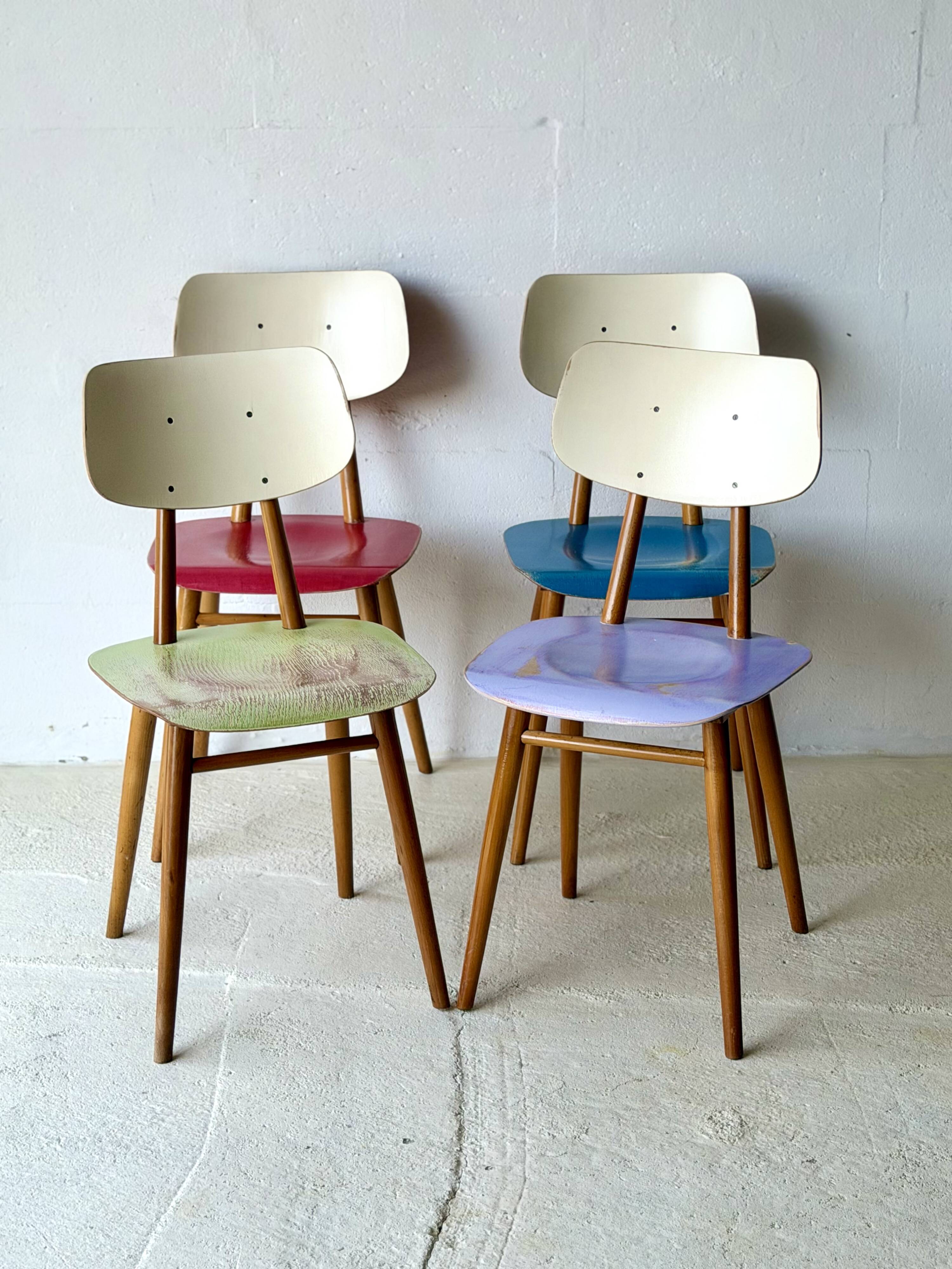 Ton Bistro Chairs, 1960s