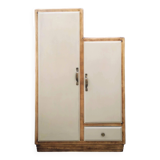 Art Deco asymmetrical wardrobe