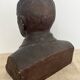 Patinated plaster bust of a man – studio work, around 1900