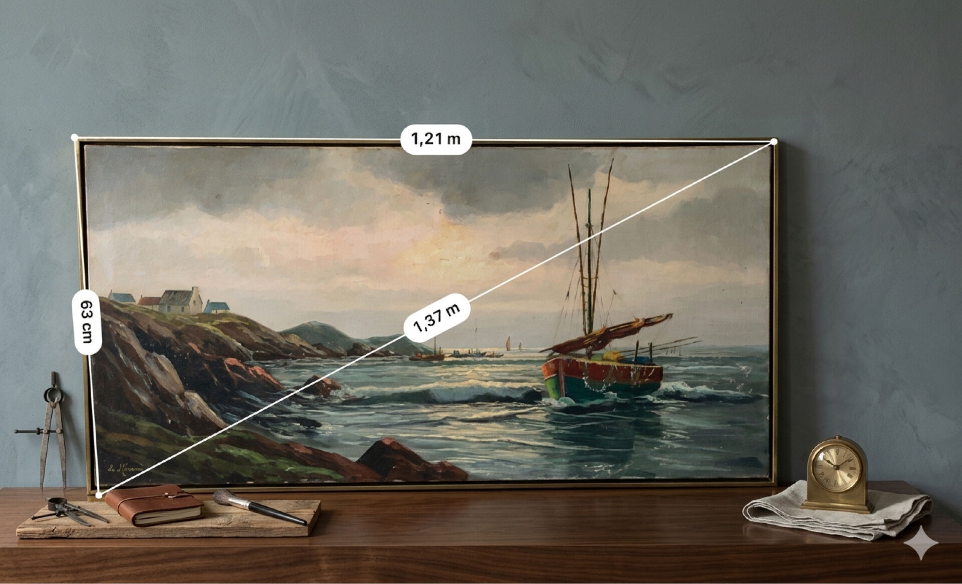 Marine Painting by Le Mennec
