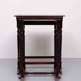 Antique England Victorian nesting tables 1880s