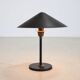 Lampe de table danoise vintage noire