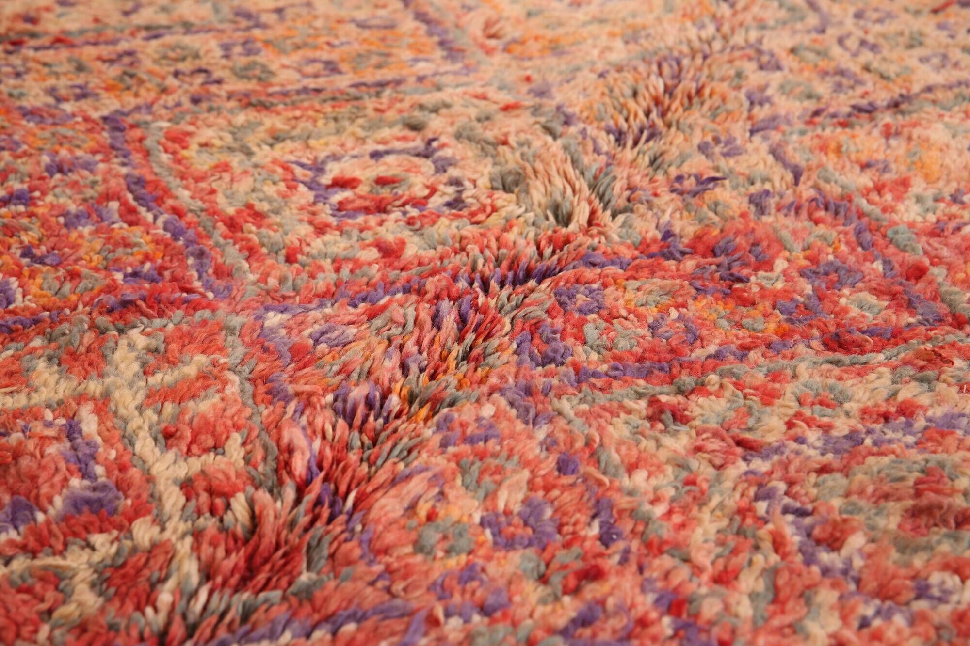 Vintage Moroccan Wool Rug 184 x 285 cm, Handmade Berber Rug, Old Rug Boho