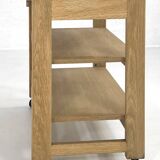 Oak Serving Trolley attributed to Guillerme and Chambron