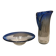 Vase and Bowl made of several layers of glass with inlaid air ‘bubbles’ from Swedish Visby glass 92