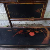 Napoleon 3 lacquered wooden wall shelf