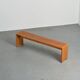 Solid pine bench, Les Arcs 1800, France, circa 1975