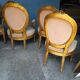 2 fauteuils 4 chaises salon Louis XVI époque XIXeme