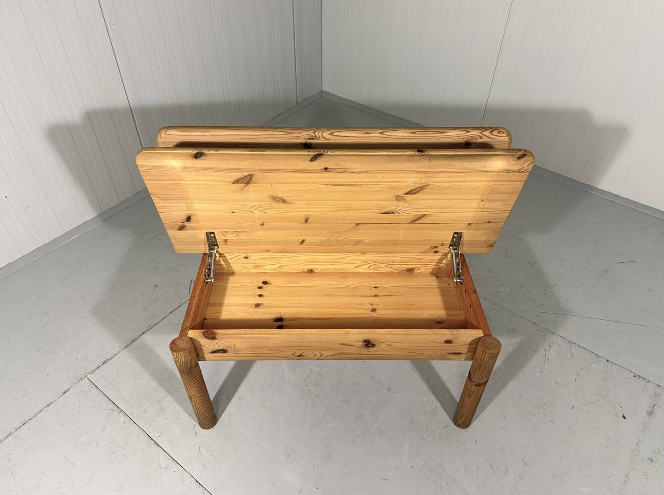 Korup Design solid pine benches with storage space Denmark