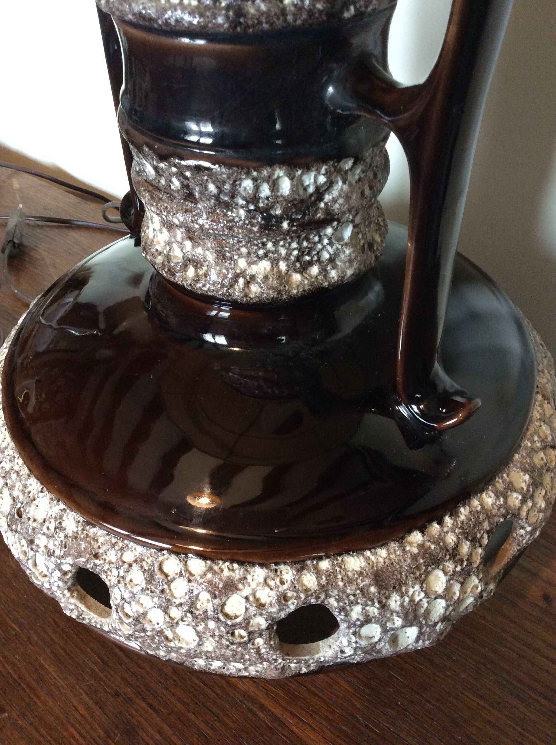 Floor lamp with its lampshade