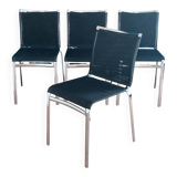 Set of 4 Net Dining Chairs by Daniele Molteni for Bontempi, 1990's