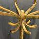 Baumann style 1960 swivel parrot coat rack in bent wood