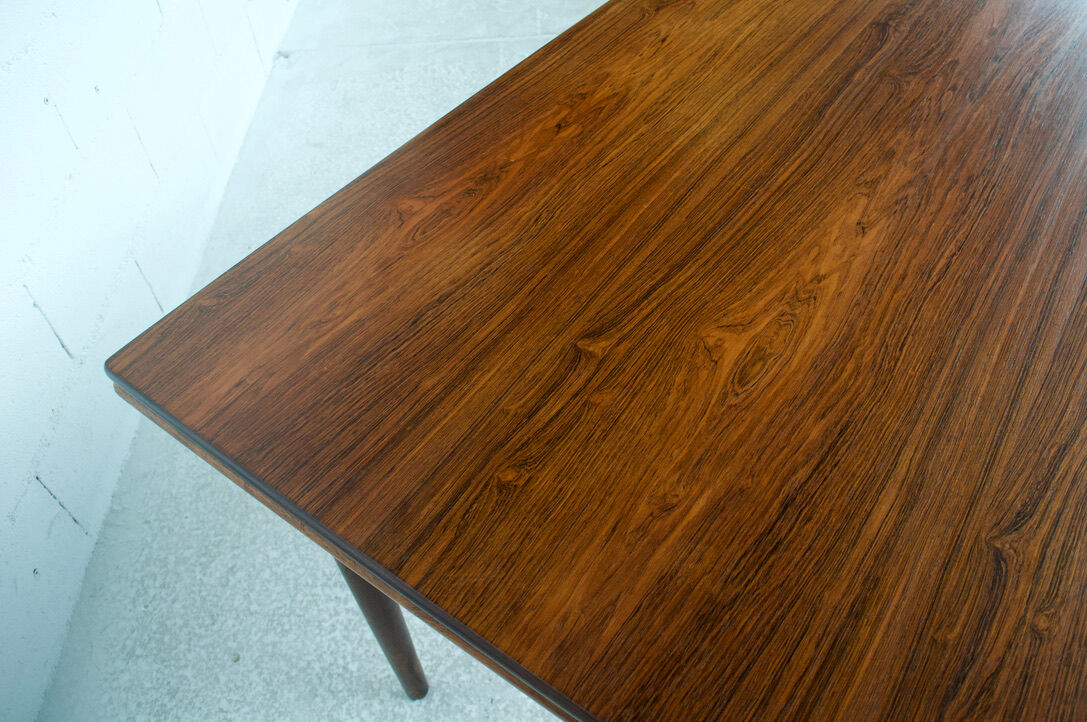 Scandinavian rosewood dining table 60's