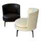 Flexform feelgood set of 2 in white and black