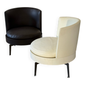 Flexform feelgood set of 2 in white and black
