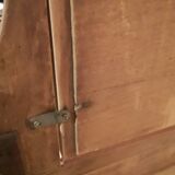 Dressing table with solid wood mirror