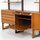 Free standing wall unit by Poul Cadovius for Cado (Denmark, 1960s).