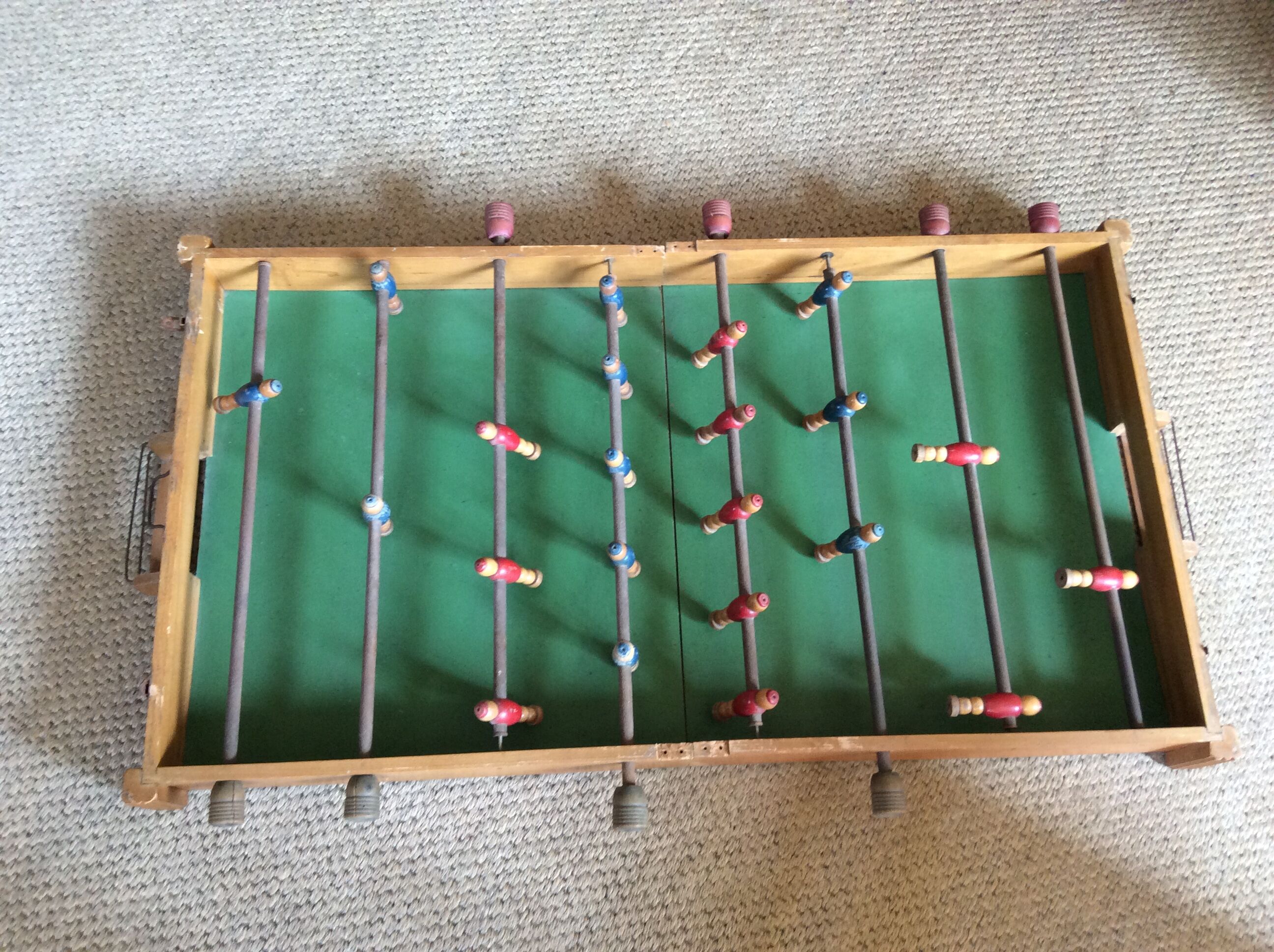 Folding table football