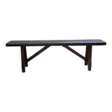 Solid oak bench
