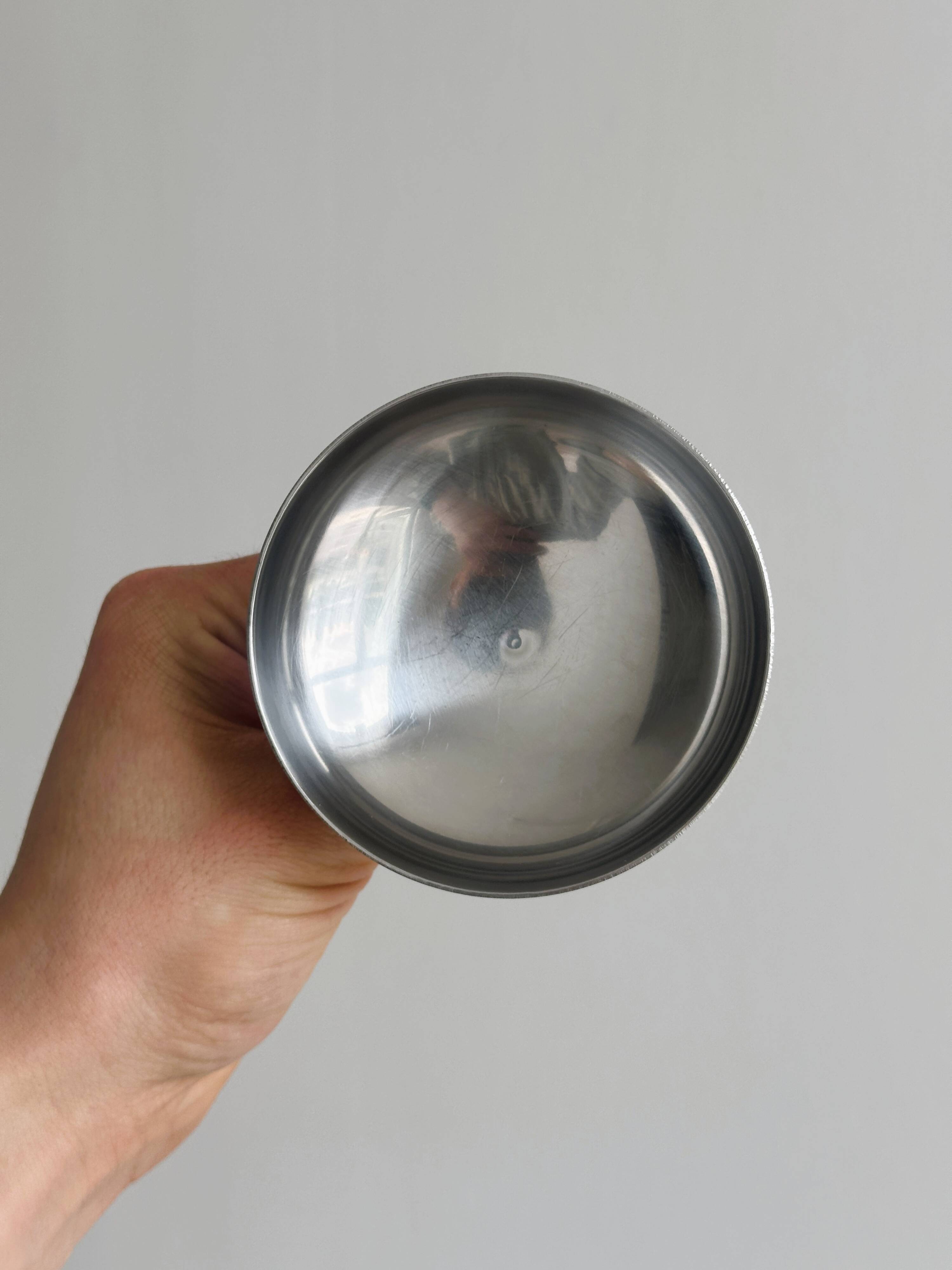 6 18/10 stainless steel dessert bowls