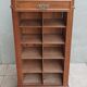 Walnut cabinet stamped BRUN.G.