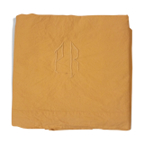 Ancient drapery embroidered initials