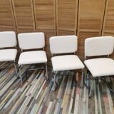 Set of 4 chairs with design of the 60s/70s