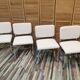 Lot de 4 chaises au design des années 60/70