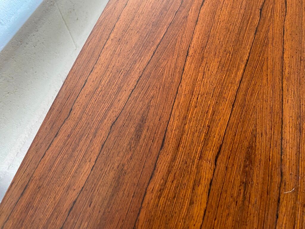 Scandinavian table in teak and rosewood vintage 60s