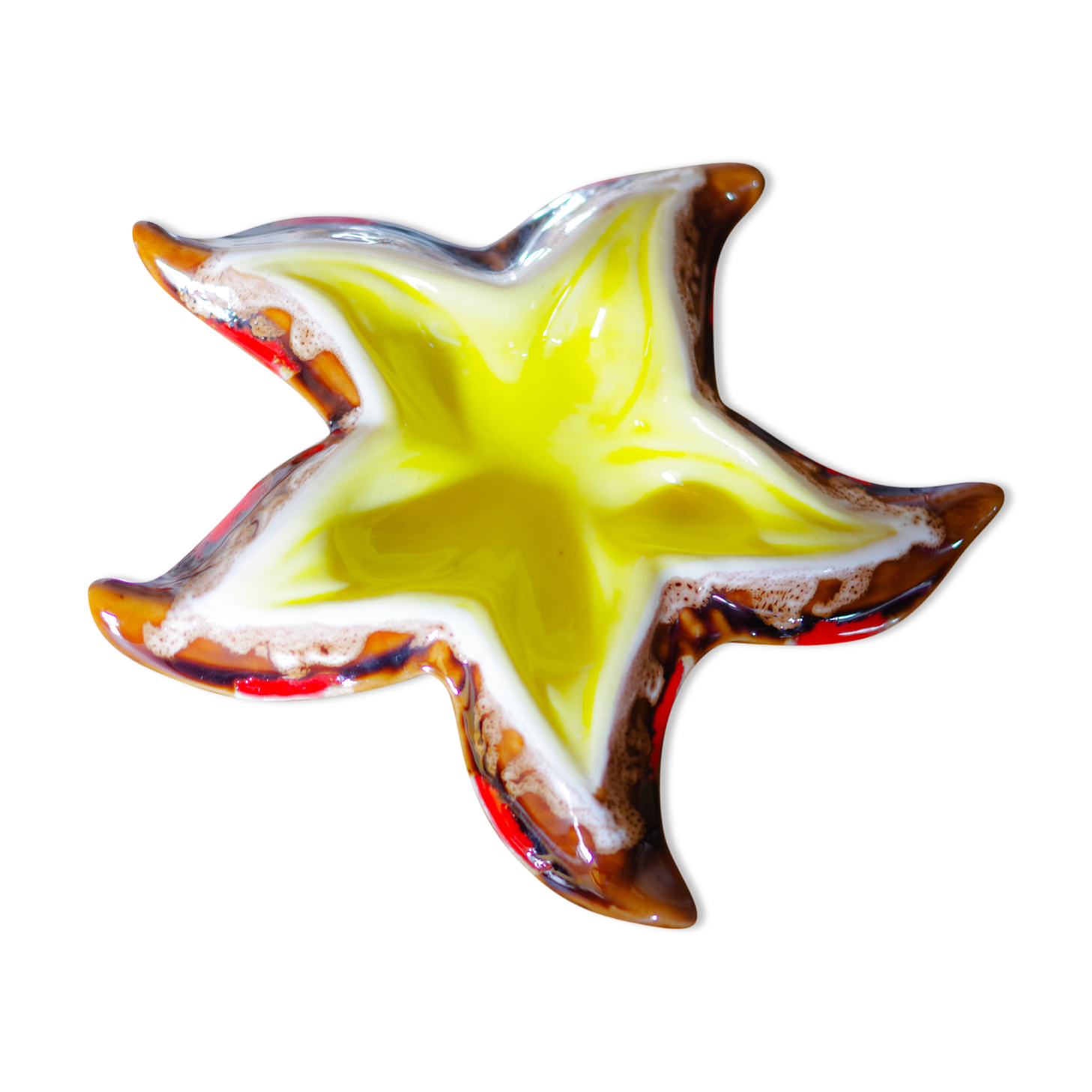 Old ashtray signed Vallauris