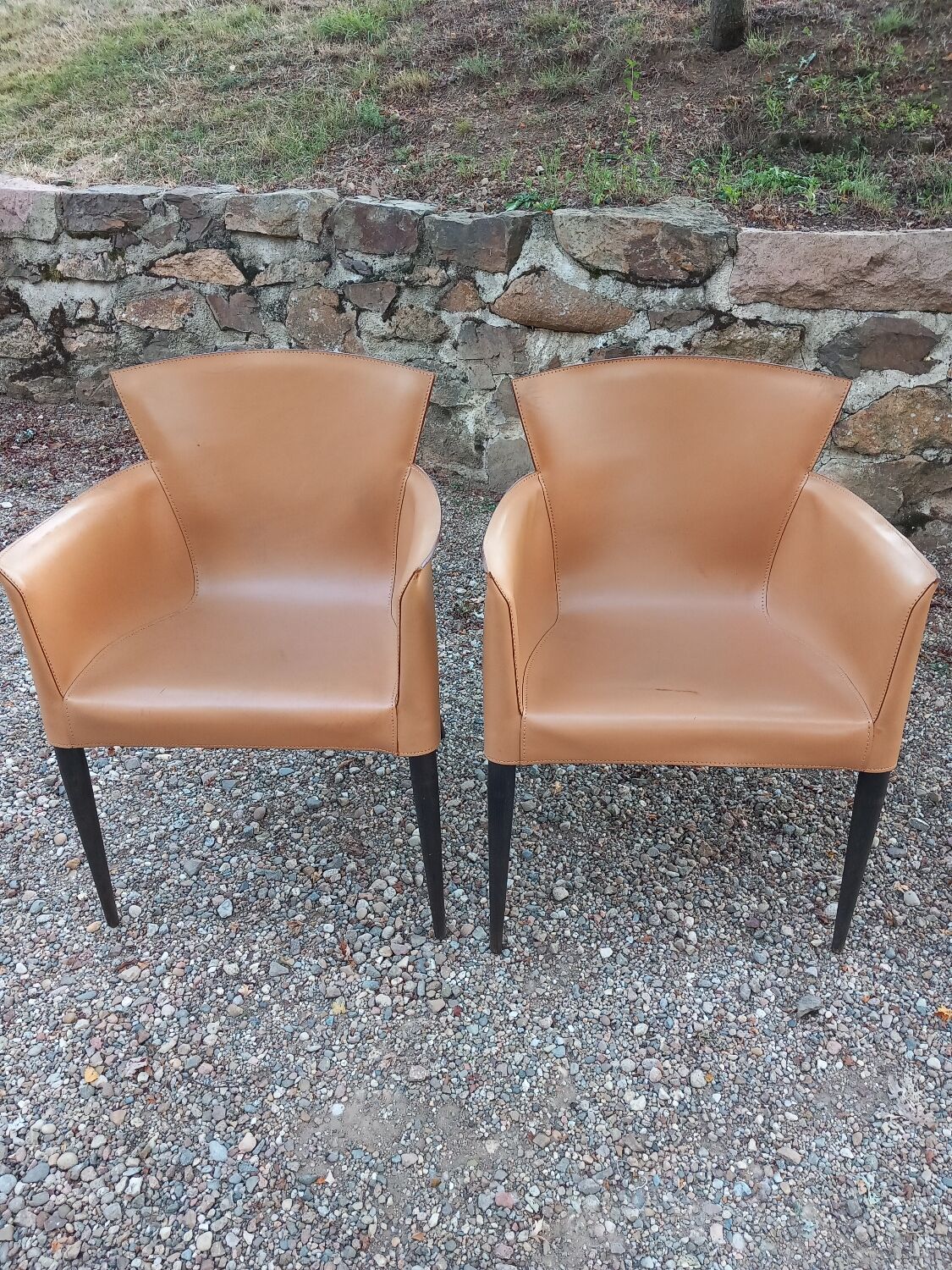 Set of 4 Vela chairs by Carlo Bartoli for Matteo Grassi