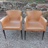 Set of 4 Vela chairs by Carlo Bartoli for Matteo Grassi