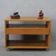 Mid -Century Teak Mobile Two-Sided Cabinet from WR, 1970s.