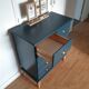 Commode scandinave bleu ganne