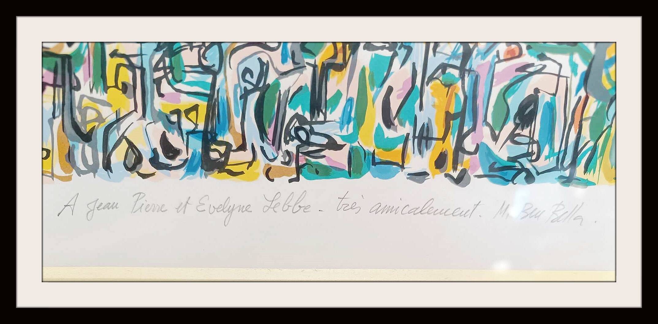 Proof by the artist Ben Bella - Painting - Abstract painting