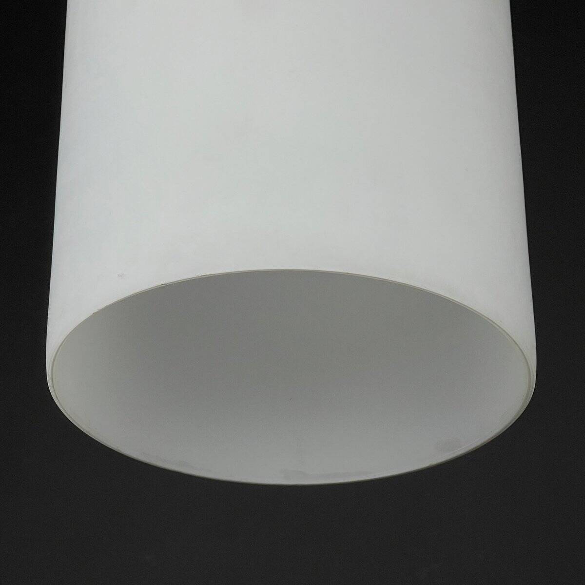 Italian opaline glass pendant light from the mid-century, 1960s, set of 2.