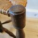 Tabouret tripode paillé des années 50