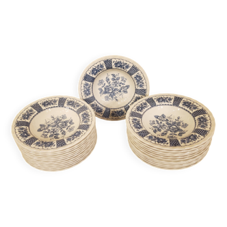 4 assiettes creuses Melody Myott Ironstone 1982