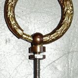 Set of 3 pulling furniture rings in brass 30s