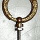 Set of 3 pulling furniture rings in brass 30s